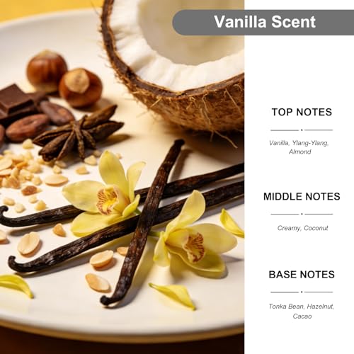 Image of 2-Pack Car Air Fresheners, Car Deodorizer, Vanilla Scented Air Freshener Long Lasting Hanging Car Air Freshener for Men and Women, Car Scent Diffuser by VUTOLLOSA