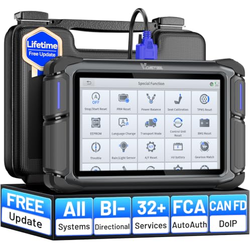 Image of VDIAGTOOL VD70 Lite AI-Assisted OBD2 Scanner, Bidirectional Diagnostic Scan Tool for Vehicles, Car Scanner for Full Systems, Code Reader for Cars and Trucks, 32+ Resets, FCA /CANFD /DoIP, Free Updates