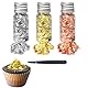 3 Stück Goldfolie Flocken Mit Clip,Blattgold Flocken,Blattgold Essbar,Blattgold Flocken,Goldfolie Papier,Multifunktions Dekorfolienpapier Für Vergoldung, Malerei, Küche Mousse Kuchen,Handwerk Nägel