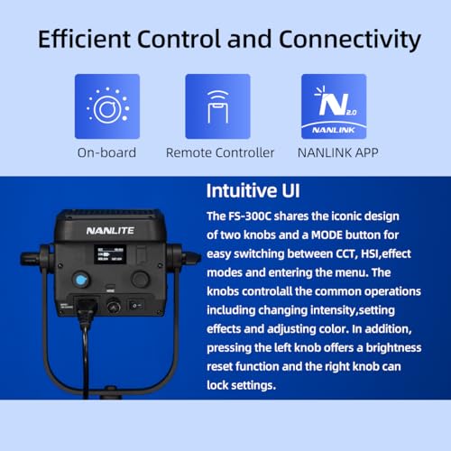 Image of NANLITE FS-300C 300W RGB Continuous Video Light