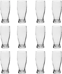 Kit 12 Copo Chopp Transparente 350ml Taça Tulipa Bar Cerveja