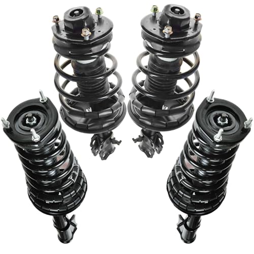 Image of TRQ Front and Rear Strut & Coil Spring Assembly Set Driver & Passenger Sides Compatible with 97-01 Toyota Camry 99-01 Solara