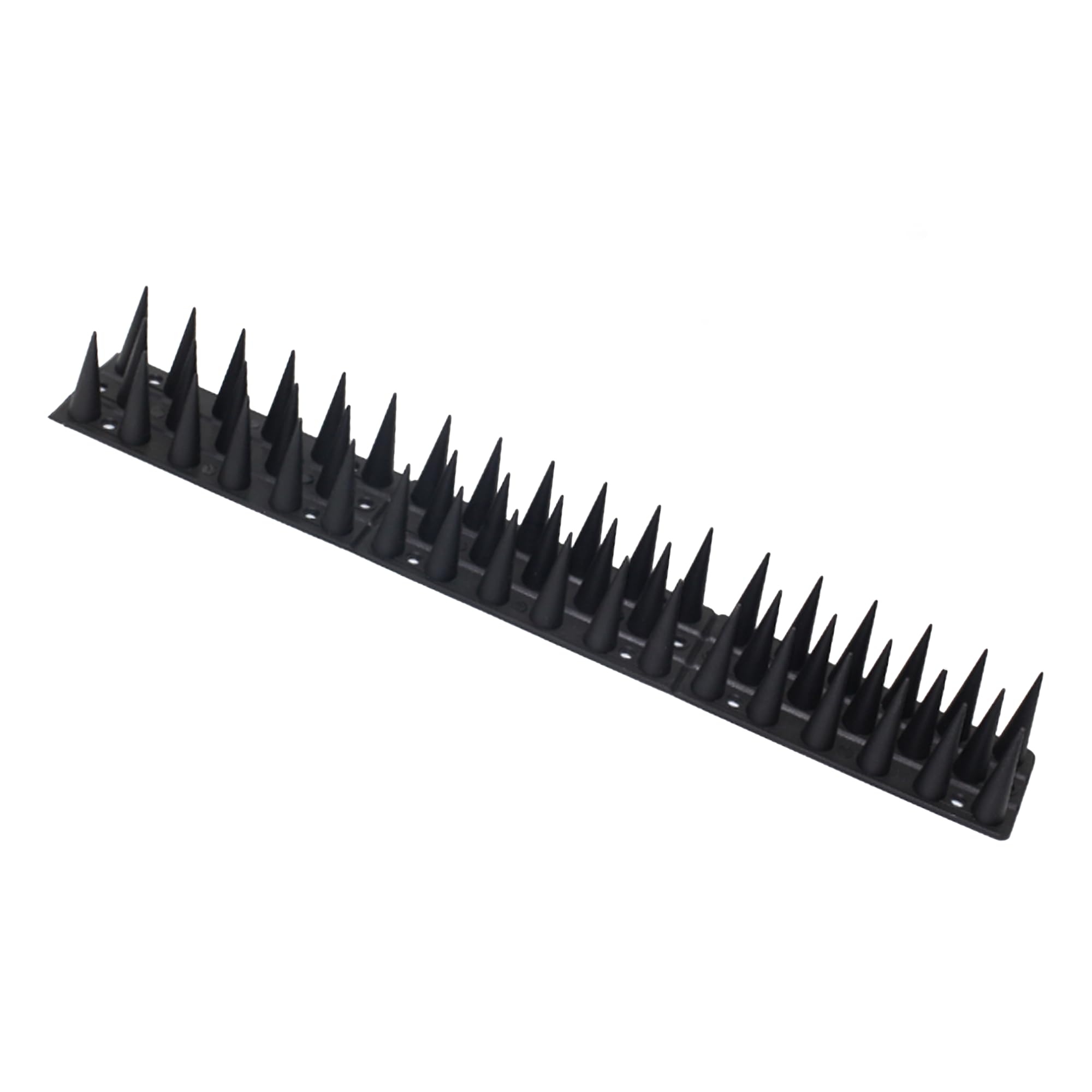 DIVCHI 20 Pcs Bird Spikes for Anti Pigeons And Birds, Fence Wall Spikes Garden Security Anti-Climb Cat Bird Intruder Pest Deterrent, Birds Fence Roof Tall Covers 33.5 x 4.5 x 3.7cm 6.7M (22ft) (Black)
