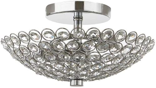 Miniatura 3 de Home Decorators Barclay - Soporte empotrado de 2 luces cromado y cristal