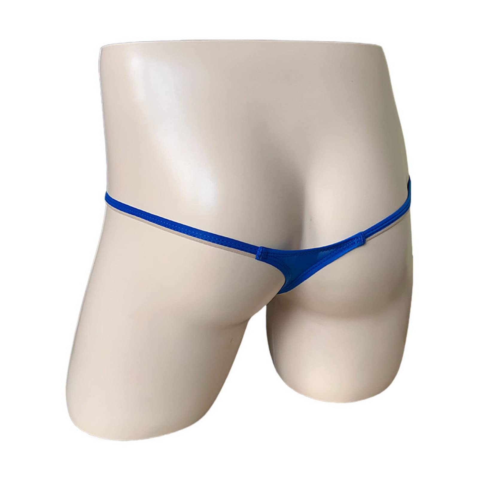 Faringoto Tanga de cintura baja para hombre, lencería delgada para hombre (paquete de 5)