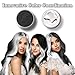 COLAYERIST Black Hair Color Wax, Temporary Washable Hair Color Dye for Kids, Temporary Dye Wax Natural Hairstyle Cream Hair Pomades for Women & Men Party Cosplay Halloween