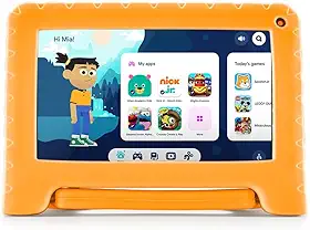 Tablet Infantil MI100 7 polegadas 64GB Android 13 4GB RAM Quad Core Wi-fi Mirage