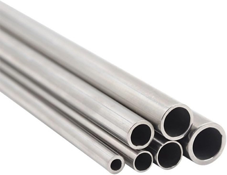 304 Stainless Steel Capillary Tube - Seamless Precision Pipe, 250mm/500mm Length, 4x3mm to 12x11mm, 1-10pcs Options(250mmx7mmx5mmx1pcs)