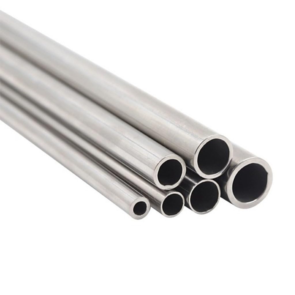 IDRRSPCP Stainless Steel Pipe，Stainless Pipe，304 Round Capillary Seamless Straight Tube 3mmx2mm 5x4mm6x4mm8x6mm10x8mm10x9mm12x11mm 500mm Long Hardware(5mmx2mmx2pcs)