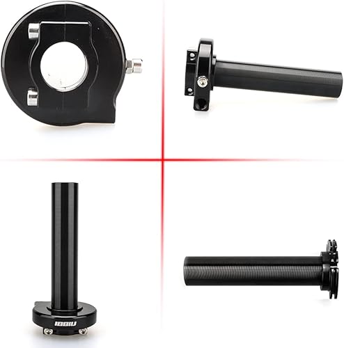 Miniatura 6 de NIBBI Conjunto de acelerador de motocicleta, control ligero de carrera corta de alta sensibilidad, manillar de acelerador giratorio para motocross,