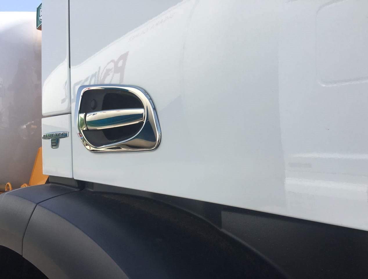 Dla MERCEDES ACTROS MP4 chromowane klamki do drzwi zestaw 2 drzwi 4 sztuki stal nierdzewna