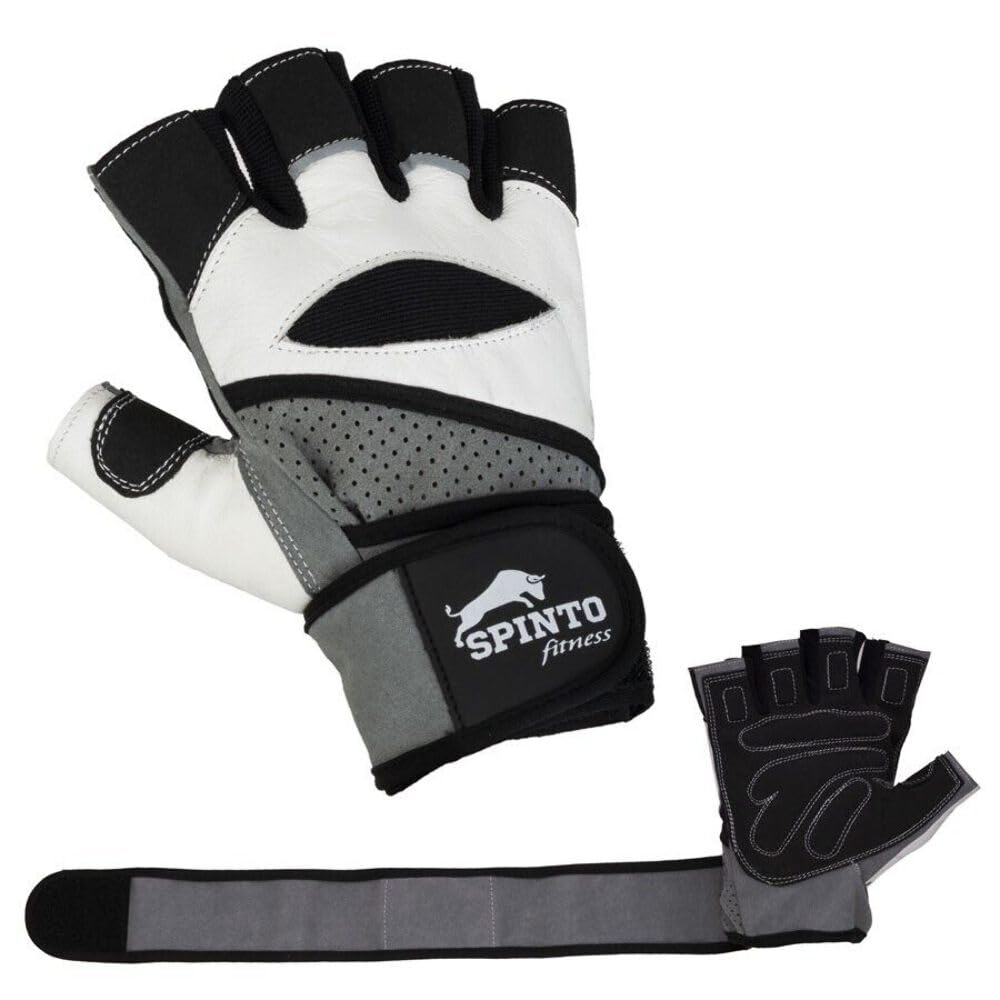 Spinto-19 Men's Lifting Gloves With Wrist Wraps - Xlarge