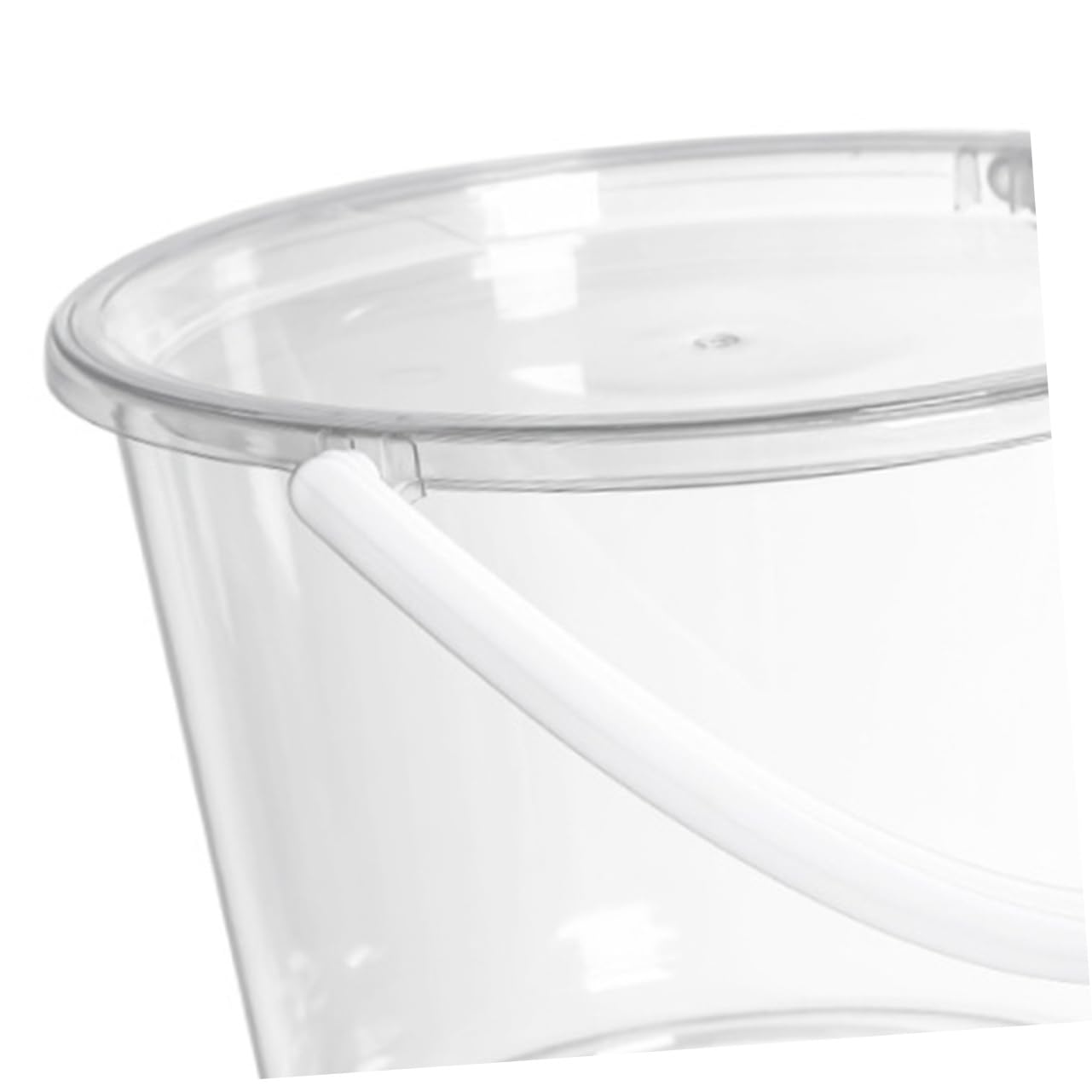 BESTYASH Wassereimer Mit Großem Fassungsvermögen Transparenter Plastikeimer Runder Eimer Mit Griff Tragbarer Mehrzweck-wassereimer Für Haus Und Garten Set Mit Eimer Und Schaufel