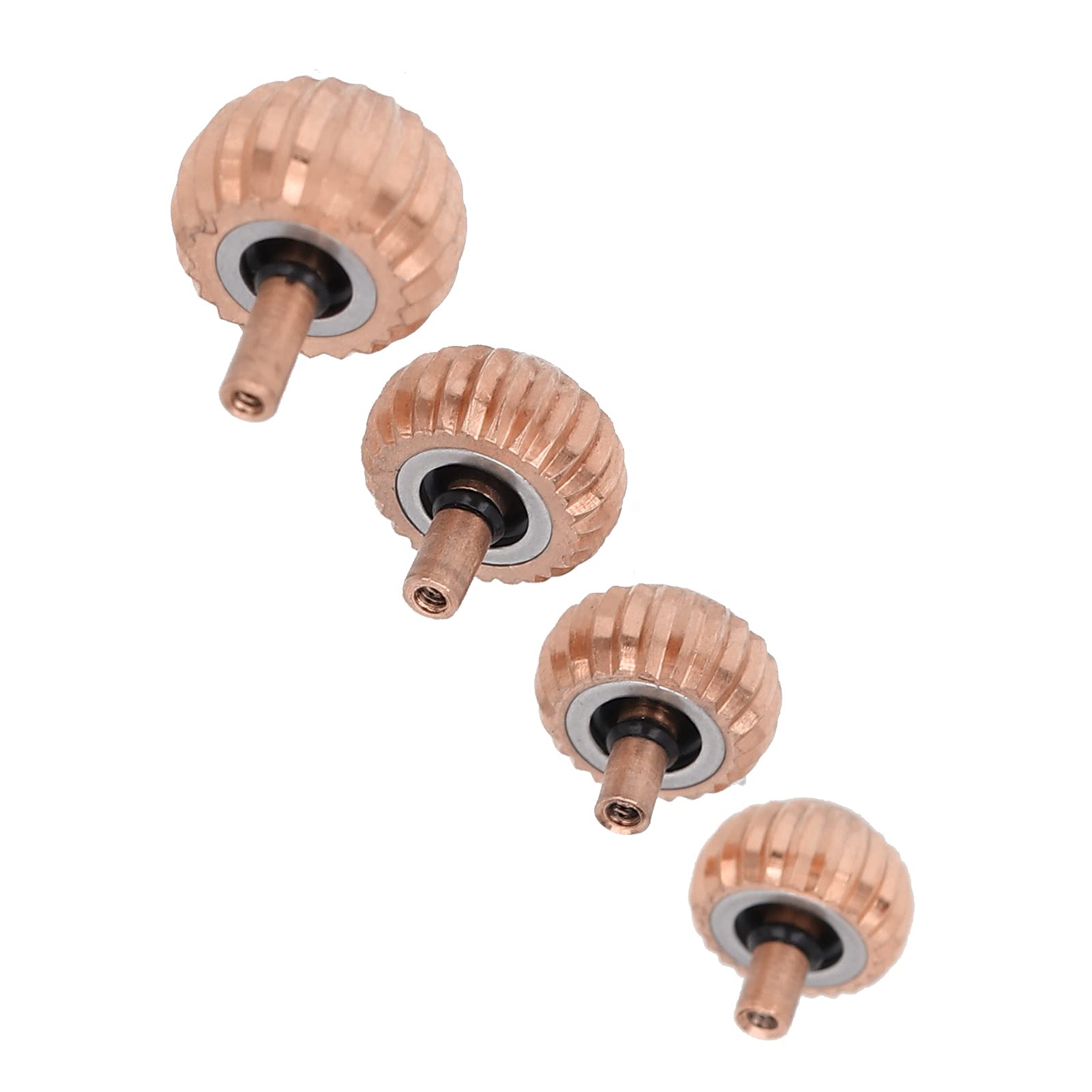 Watch Crown, Watch Parts 4Pcs Durable Small Portable for Professional for Repairer for DIY Craft for Watchmaker for Home