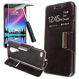 pantalla lg k4 2017 ebay  Todobarato24h Funda Libro Ventana LG K4 2017 Negra + Protector DE Cristal Templado
