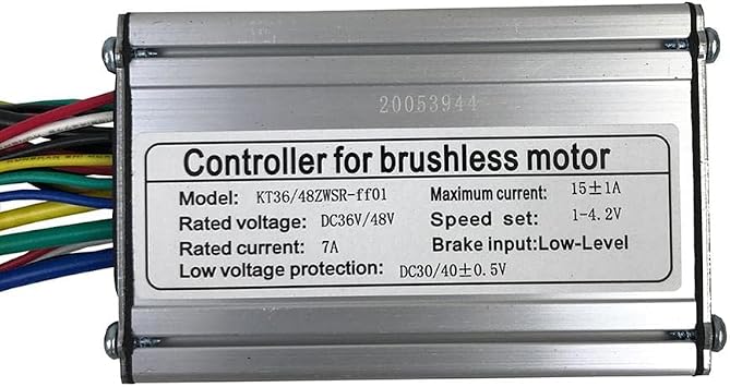 Ebike Controller 1 PCS 48V 36V Controller For 250W Brushless Motor Ebike Electric Bicycle Interface Brushless Motor Controller