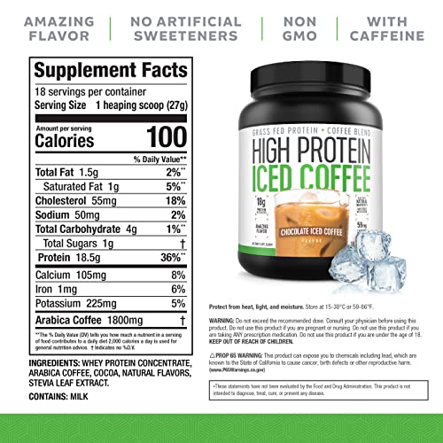 High Protein Coffee Chocolate Iced