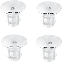 Vista 8 de 4 piezas de inserción de brida de 0.669 in, compatible con Medela/TSRETE/momcozy, inserto de silicona sin BPA para protector de extractor de leche