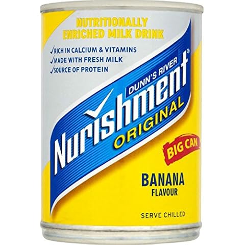 Dunn's River Nurishment Original Big Can Banana Flavour 400g (Pack of 12 x 400g) Cover