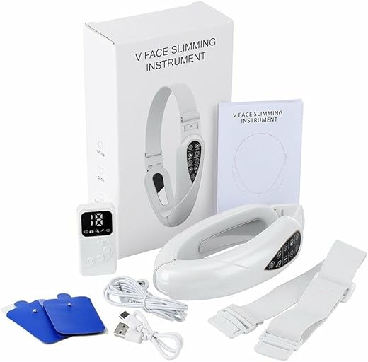 WBC WORLDBEAUTYCARE V-Face Facial Lifting Belt Skin Rejuvenation Beauty Device For Face And Neck – Face & Neck Lifting Device Chin Lifting Device, Skin Groomer,1 Count