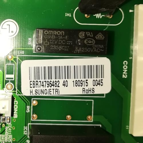 Placa base de refrigerador LG EBR74796482 módulo inversor de control de nevera 6