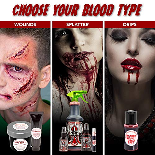 Bloody Mary Fake Blood Makeup – 1.6 oz - for Theater and Costume or Halloween Zombie, Vampire and Monster Dress Up - Thumbnail 6
