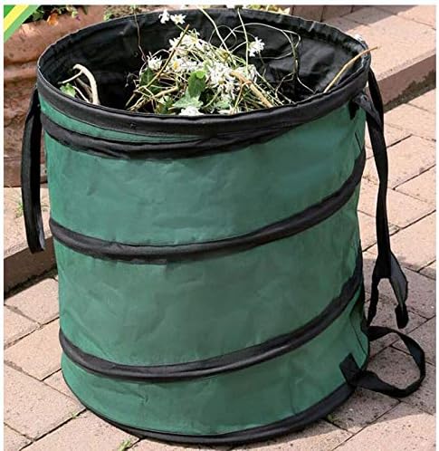 56-n Heavy-Duty Canvas Garden Waste Bag - Reusable Leaf Collector, Outdoor Yard Trash Bag, Perfect for Gardening & Lawn Cleanup, Eco-Friendly, 1 Pack