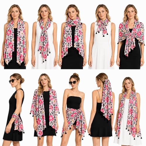 Image of FAIRYGATE Scarves & Shawls for Women Fashion Oversize Blanket Scarf with Fringes XXL Scarf