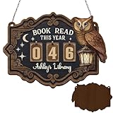 Accessorio di lettura ispiratore: questo contatore di libri è stato progettato per gli amanti dei libri. Aiuta studenti, insegnanti e scrittori a catturare i loro successi letterari, promuovendo così l'apprendimento e l'esplorazione continui nel mondo dei libri. Un prezioso accessorio e regalo per tutti i vermi del libro.