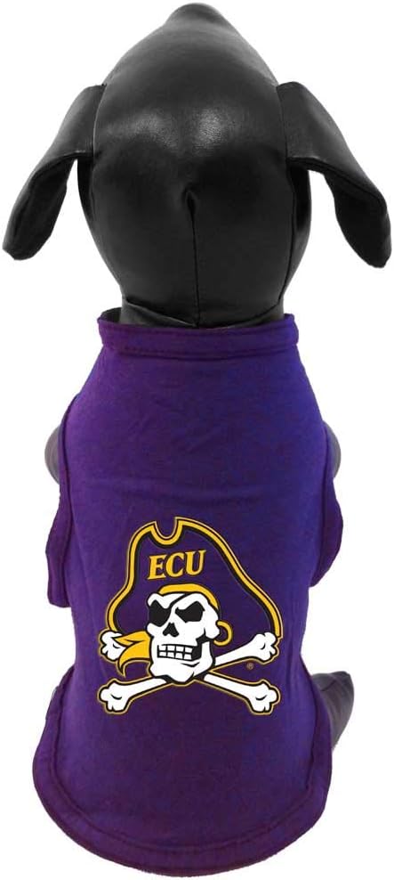 NCAA East Carolina Pirates Cotton Lycra Dog Tank Top, XX-Large