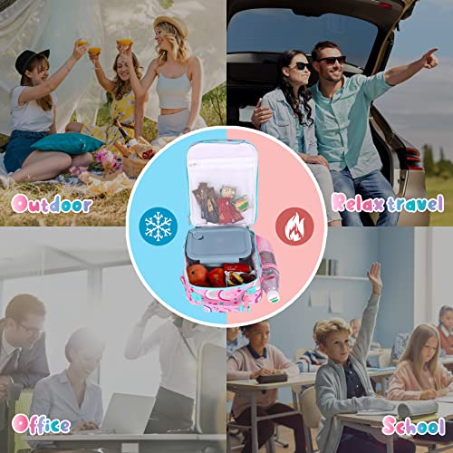 Joyleme Pop Lunch Box For Kids Girls Insulated Lunch Boxes, Girls Fidget Lunch Bag Toy For Kids Lunch Bag For School Travel Outdoor With Adjustable Shoulder Strap Back To School Gifts(Cloud) #TOP5