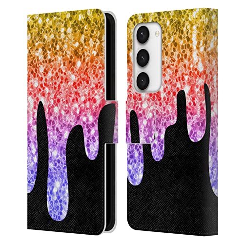 Étui Samsung Galaxy S23 5G Arc-en-Ciel : protection portefeuille cuir