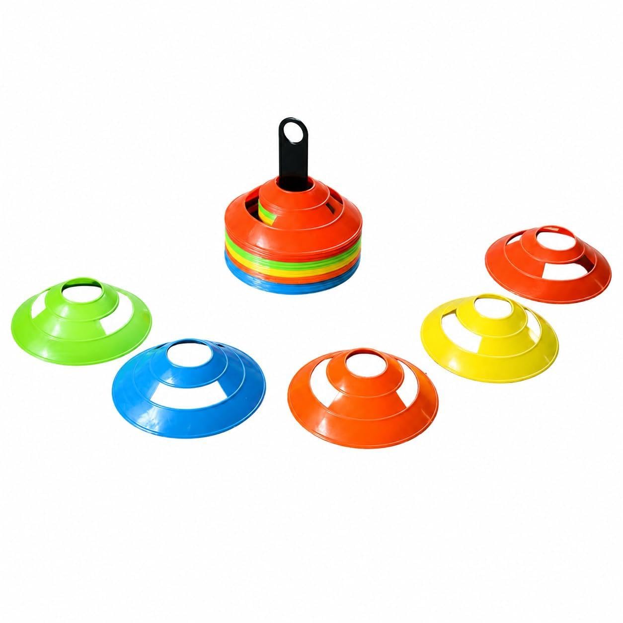 New Windproof Hollow Soccer Training Cones, Obstacle Markers for Basketball Taekwondo Agility Drills-picture-52