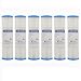 Hydronix SPC-25-1020 20 Micron Standard 10 Inch Pleated Sediment Filter 6 Pack