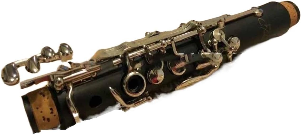 B Flat Clarinet 17 Key System Bakelite Tube Nickel Plated Finish With Canvas Case