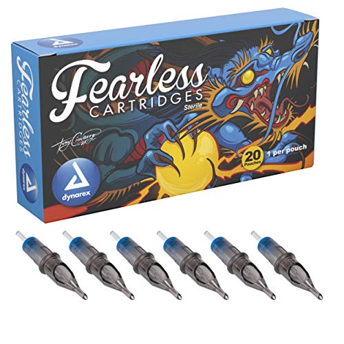Image of Dynarex Fearless Tattoo Cartridges Bugpin Round Liner, 1005rl, 20 Count
