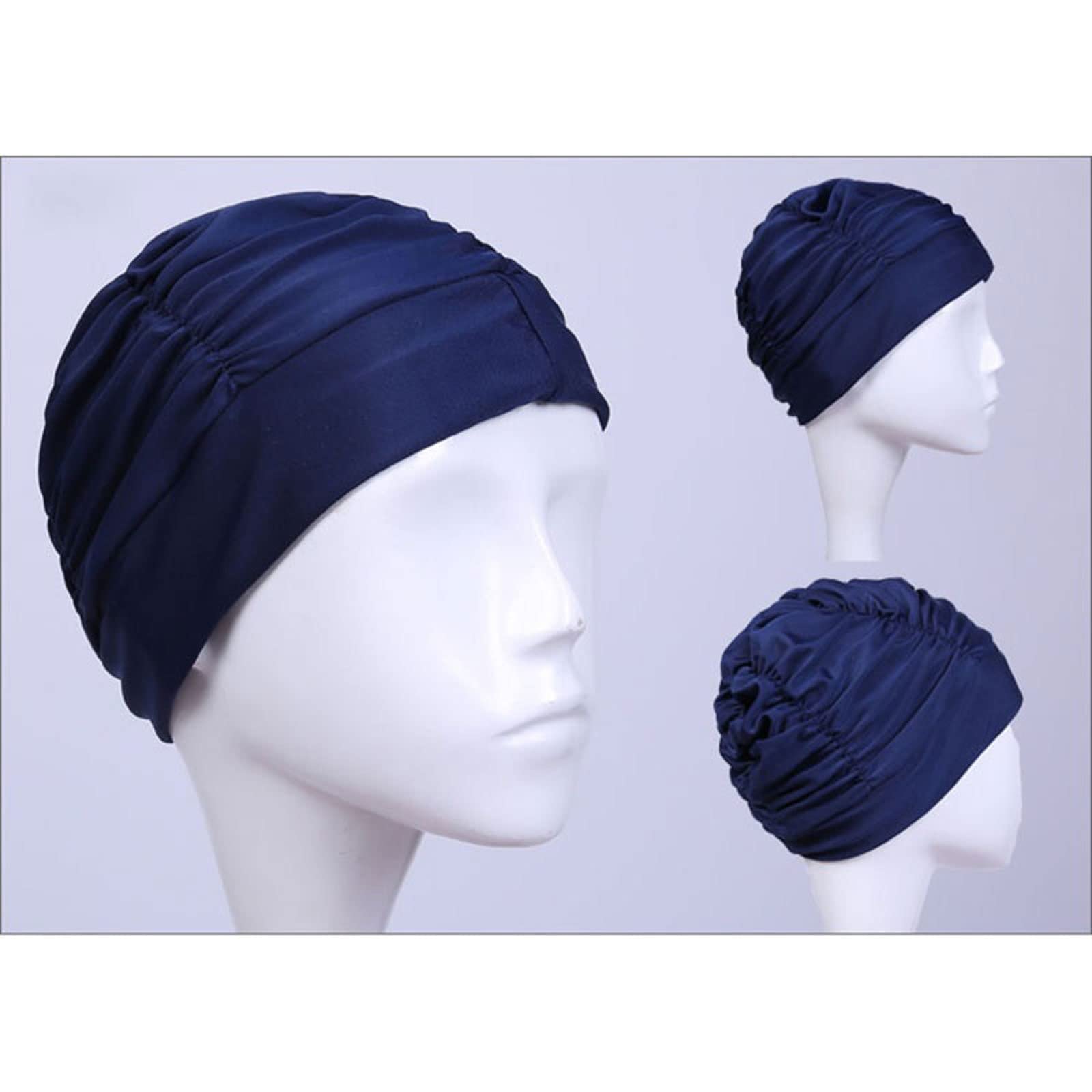 Bonnet de bain femme homme fille cheveux longs bonnet de bain imperméable doux confortable extensible piscine bord de mer sport aquatique couleur unie