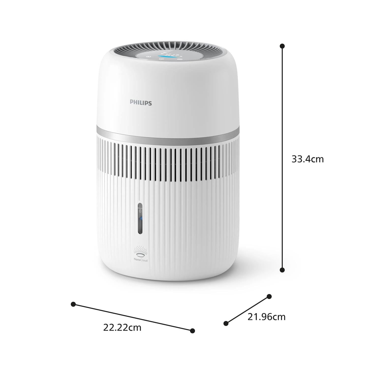 HU4210 - Umidificatore Ambiente d'Aria Ultrasonico 3.5 Litri 300 Ml/H Timer Bianco