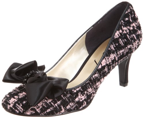 Lucione 767-2771 Tweed Ribbon Pumps