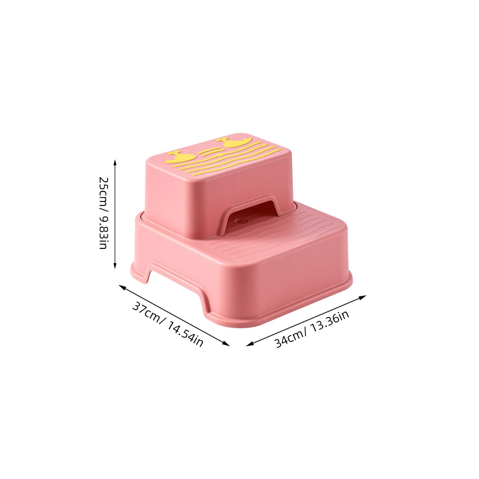 Escalón Infantil Antideslizante para Baño, Taburete Estable y Desmontable de PP y TPE, Adecuado para Uso Diario en Cocina y Baño