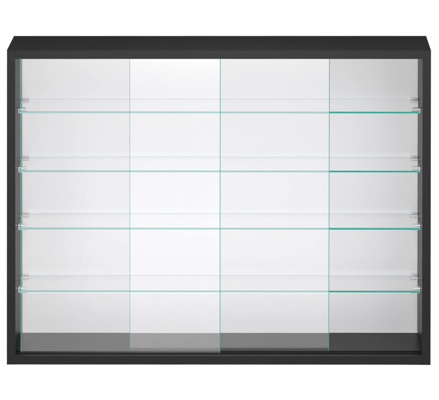 VDD Vitrina de pie colgante – puertas correderas – 75 x 55 x 14 cm