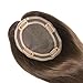 Mprosthesis Mono Top Base Women Human Hair Topper With Clips Women Wigs On Size 5