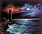 Fipart 5D DIY Diamond Painting Cross Stitch Craft Kit Wall Stickers for Living Room Decoration. Lighthouse（12X16inch/30X40CM)