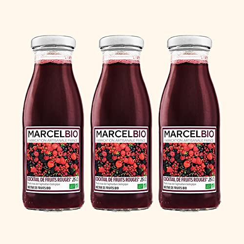 Marcel Bio - Jus de fruits rouges Bio 25cl - Pack de 3 Cover