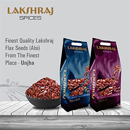 Image of LAKSHRAJ SPICES Roasted Flax Seeds - 1 Kg | Alsi