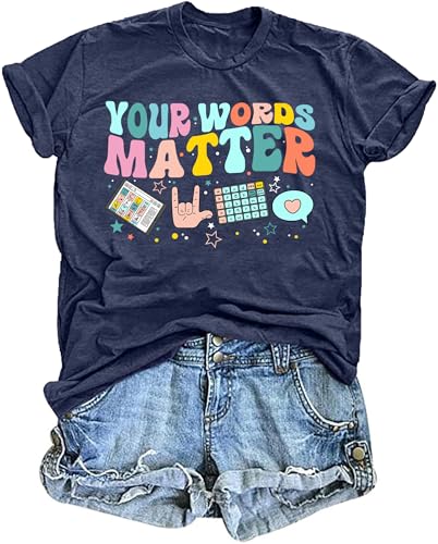 Mental Health Shirt for Women Let Them Misunderstand You Tshirt Cute Heart Motivational Graphic Tee Inspirational Gift