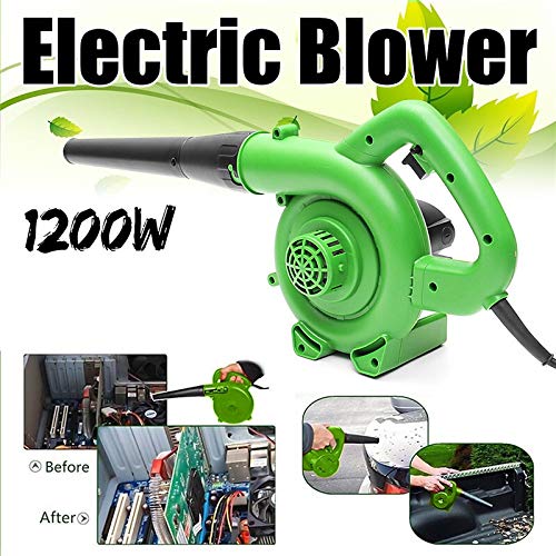 Sopladores 1200W Limpiador portátil de Aire del Ventilador Handheld eléctrico Hoja Jardín del Coche del colector de Polvo del Aire Que sopla Ordenador máquina colectora
