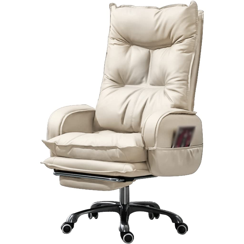 Chaise de bureau ergonomique contre le mal de dos avec repose-pieds relaxant