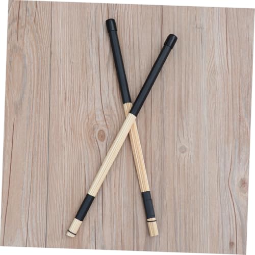 Baquetas SUPVOX de bambú para jazz y música folclórica, par de 40 cm, color negro miniatura 7
