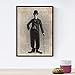 Nacnic Poster de Charles Chaplin. Láminas de personajes importantes. Posters de músicos, actores, inventores, exploradores, ... Tamaño A4